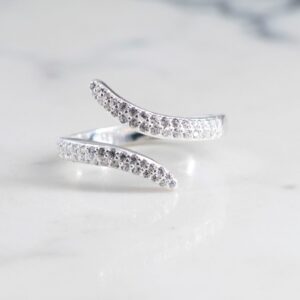 ANILLO DOBLE CIRCONES